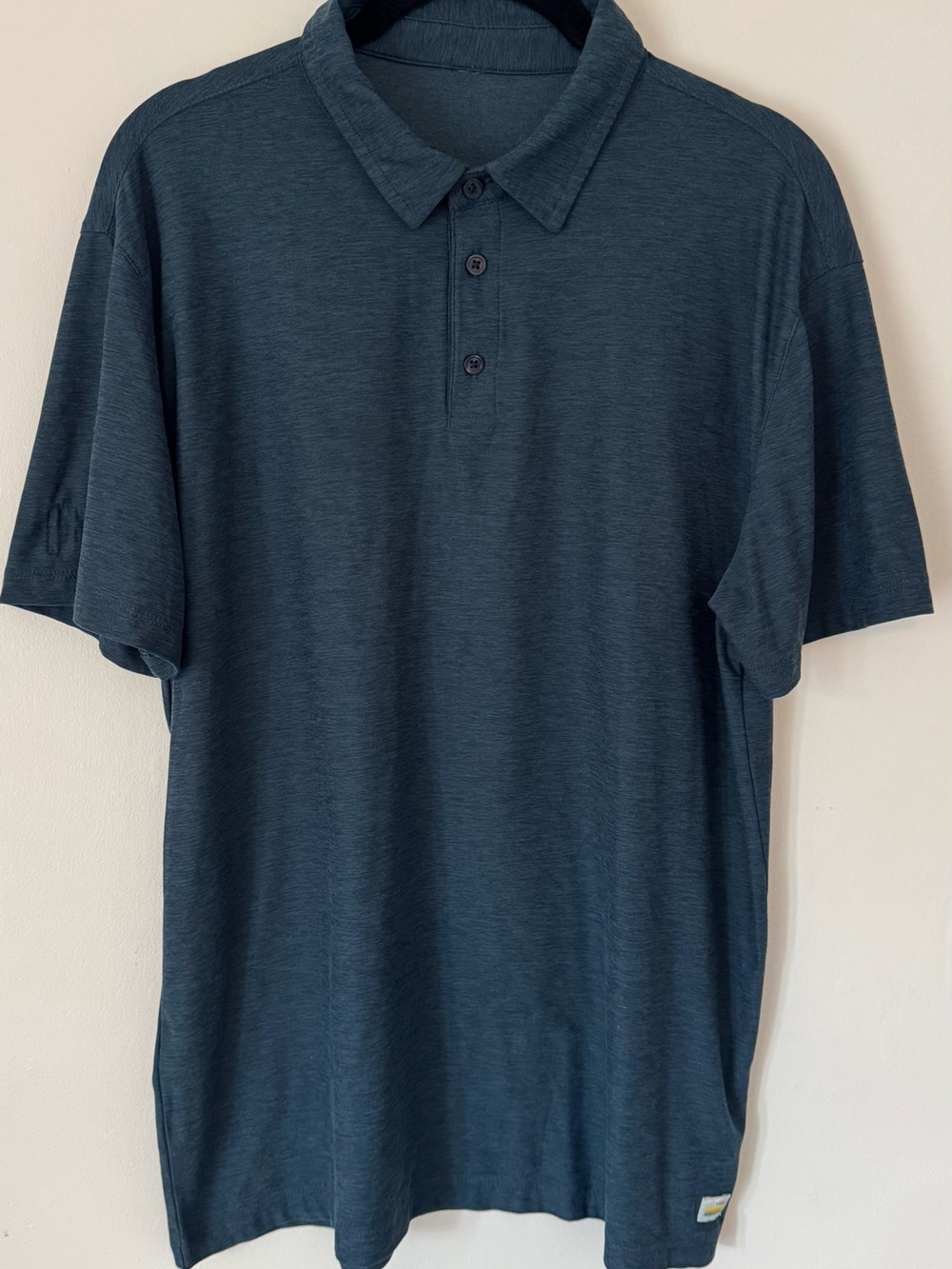 Vuori Strato Tech Polo Teal Blue Men’s Medium
